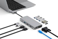 eSTUFF / 12-in-1 USB-C Dock/Adapter, MacBook Pro/Air/ 2x HDMI Nordrhein-Westfalen - Siegburg Vorschau