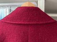 NA-KD Mantel XS S doppelte Knopfreihe Bordeaux rot Himbeere Bayern - Germering Vorschau