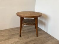 #A DDR Midcentury Couchtisch rund Klubtisch Beistelltisch Holz Sachsen - Burgstädt Vorschau