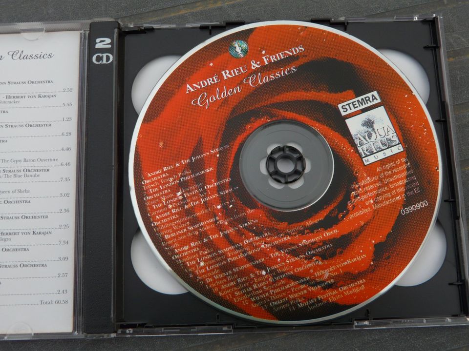 CD André Rieu & Friends, Golden Classics, Doppel - CD, gebraucht, in Hatten