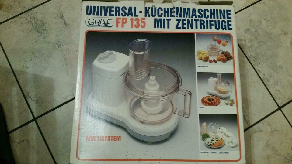 Küchenmaschine mit Zentrifuge in Burgwindheim