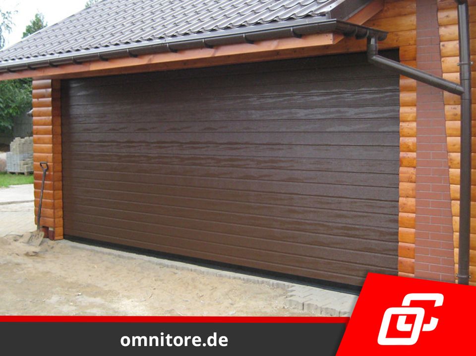 Tor nach Maß Sektionaltor aus Polen Garage Kipptor 2750 x 2250 mm KOSTENLOSE VERSAND Segmenttor Schwingtor optional mit Antrieb Fenster Tür in Görlitz