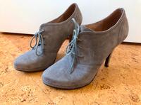 Ankle Boots Stiletto Plateau Pumps Leder grau Gr. 39 Rheinland-Pfalz - Kandel Vorschau