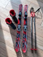 Ski Set 100cm Skischuhe Skistöcke Rossignol Teamcomp V3 Tec Kinde Rheinland-Pfalz - Deudesfeld Vorschau