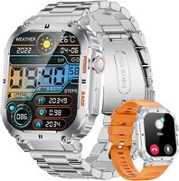 Smartwatch Herren mit Telefonfunktion 1,96'' HD Touchscreen 5ATM Berlin - Charlottenburg Vorschau