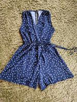 Sommer Jumpsuit, Einzeiler dunkelblau Punkte Polka Look Gr. 36,38 Thüringen - Altenburg Vorschau