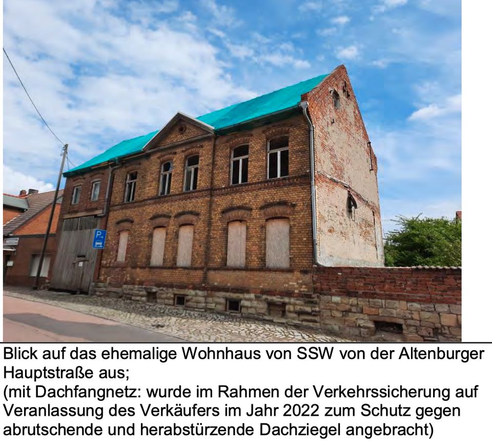 * Mietkauf * Wohnhaus und Nebengebäuden, stark sanierungsbedürftig in Nienburg-Neugattersleben