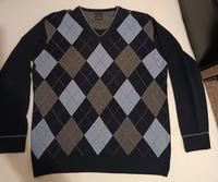 Herren Pullover - Daniel Hechter - dunkelblau mit Rautenmuster Nordrhein-Westfalen - Recklinghausen Vorschau