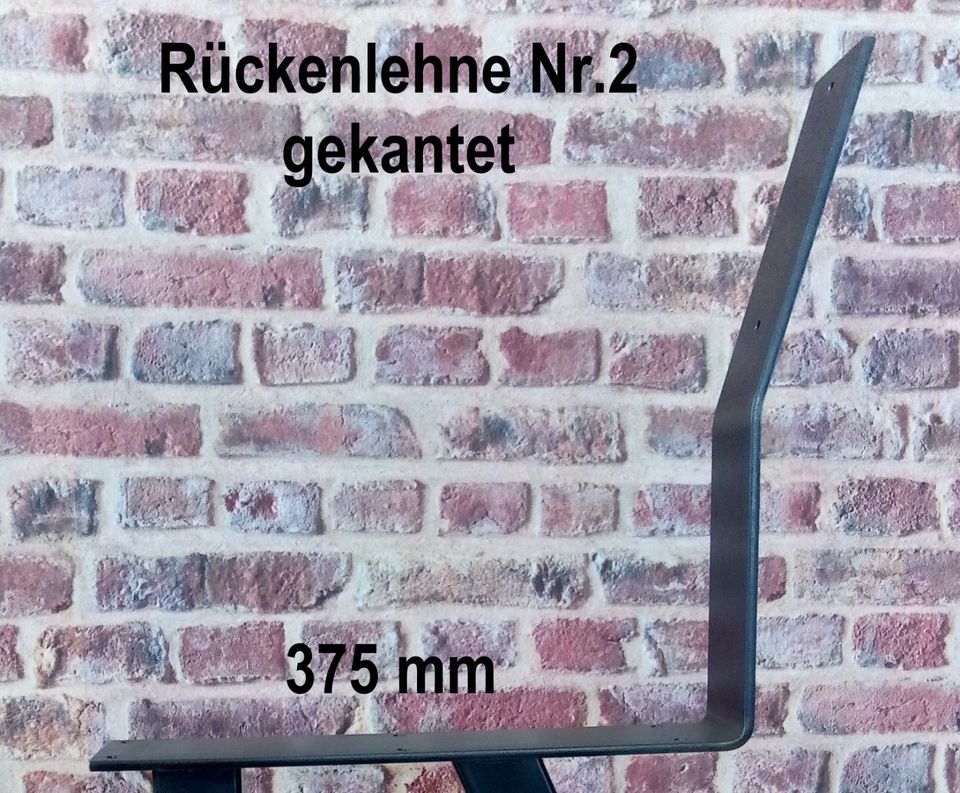 2er Set Bankfüße mit Rückenlehne Nr. 12 BL in Eschborn