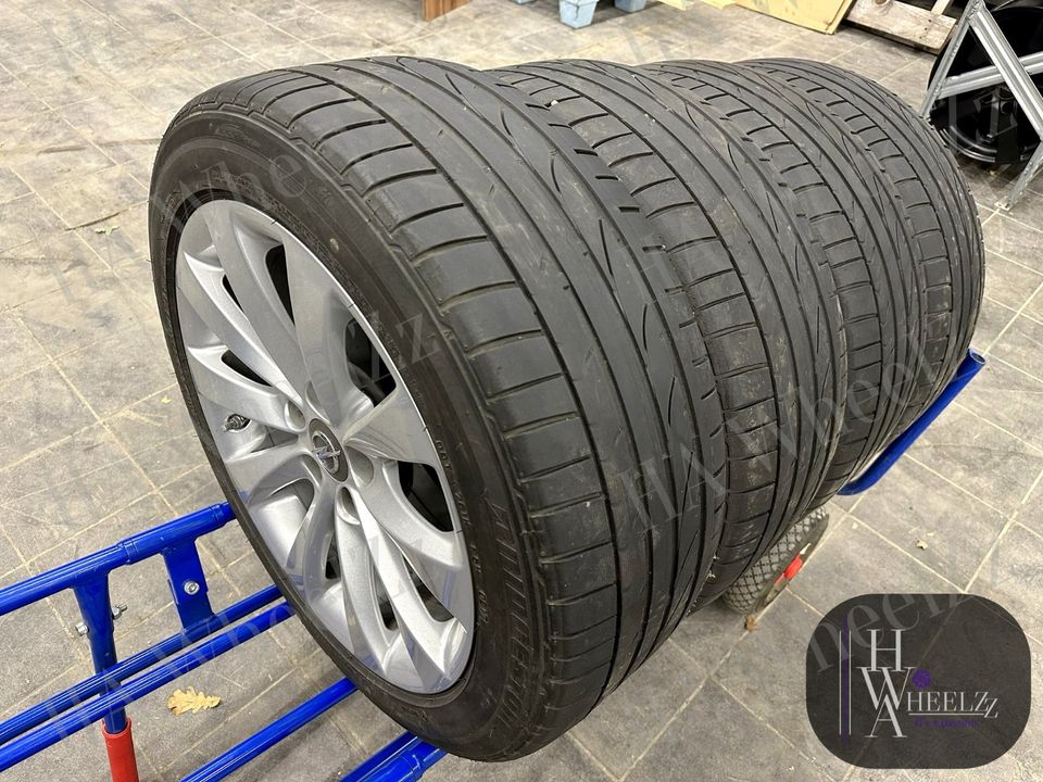 SELTEN ➡️ 18 ZOLL Opel Insignia-A ORIGINAL Alufelgen RDKS Sensor Sommerräder ➡️ Silber Alufelgen 5x120 ET42 ➡️ 245/45 R18 Sommerreifen Reifen Sommer Bridgestone - Seltenes Felgendesign 13378685 OP075 in Bünde