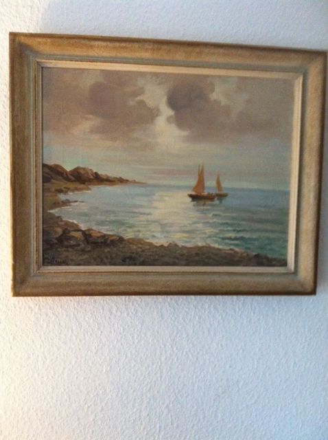 Bild, "Effetto Tramonto Costa Ligure"  von Otto Perlasca in Gottmadingen