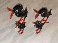 Glasfiguren aus DDR Zeiten Vogelfamilie aus Tschechien Sachsen - Coswig Vorschau
