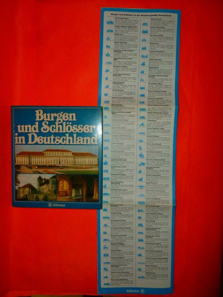 1 Reiseführer" Burgen und Schlösser in Deutschland" von 1982 * in Schopfheim