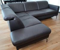 Ledersofa (mit Schlaffunktion) +Topper Kreis Pinneberg - Pinneberg Vorschau