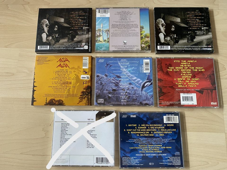 ASIA – Symphonic Rock CD Sammlung / Einzelverkauf in Bonn