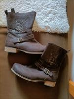 Herbst Damen Stiefel Stiefeletten braun Bayern - Polling Kr Mühldorf a Inn Vorschau