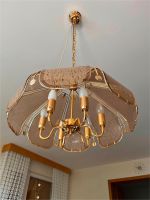 Vintage Retro Deckenlampe, Lampe, Metall Glas /alt, gold/ messin Hessen - Pohlheim Vorschau