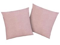 2 Stück Kissenhülle 40x40 cm rosa 100% Baumwolle Leinenoptik Kiel - Kiel - Damperhof Vorschau