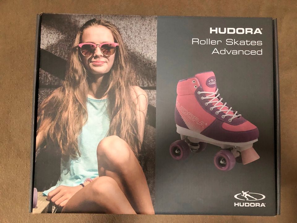 HUDORA Rollschuhe Rollerskates Advanced pink blush 31-34 ❤️ TOP! in Bielefeld