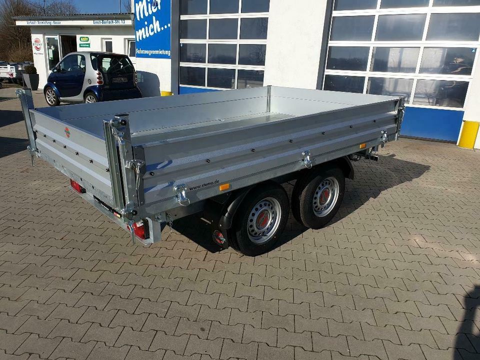 Stema Dreiseitenkipper 301x183x35cm E-Pumpe Kipper 3500kg 3.5t in Wilhelmshaven