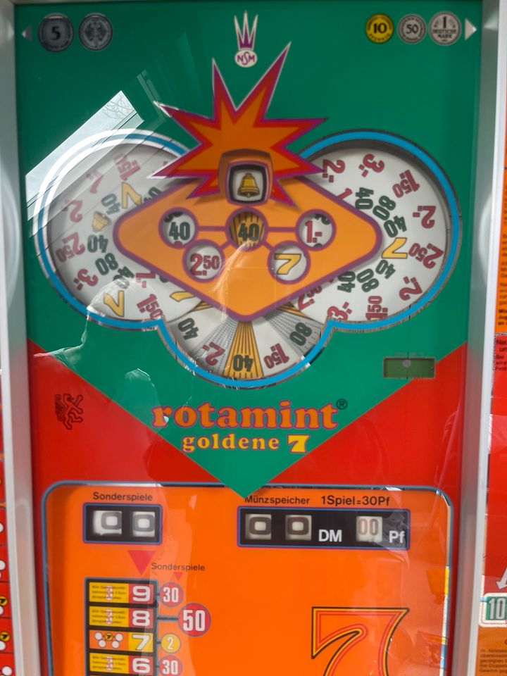 Spielautomat Rotamint Goldene 7 - Retro / Vintage in Ratingen