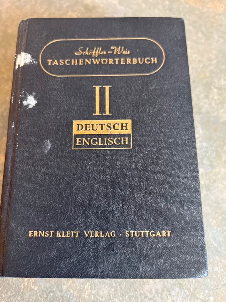 Taschenwörterbuch 1954 in Essen