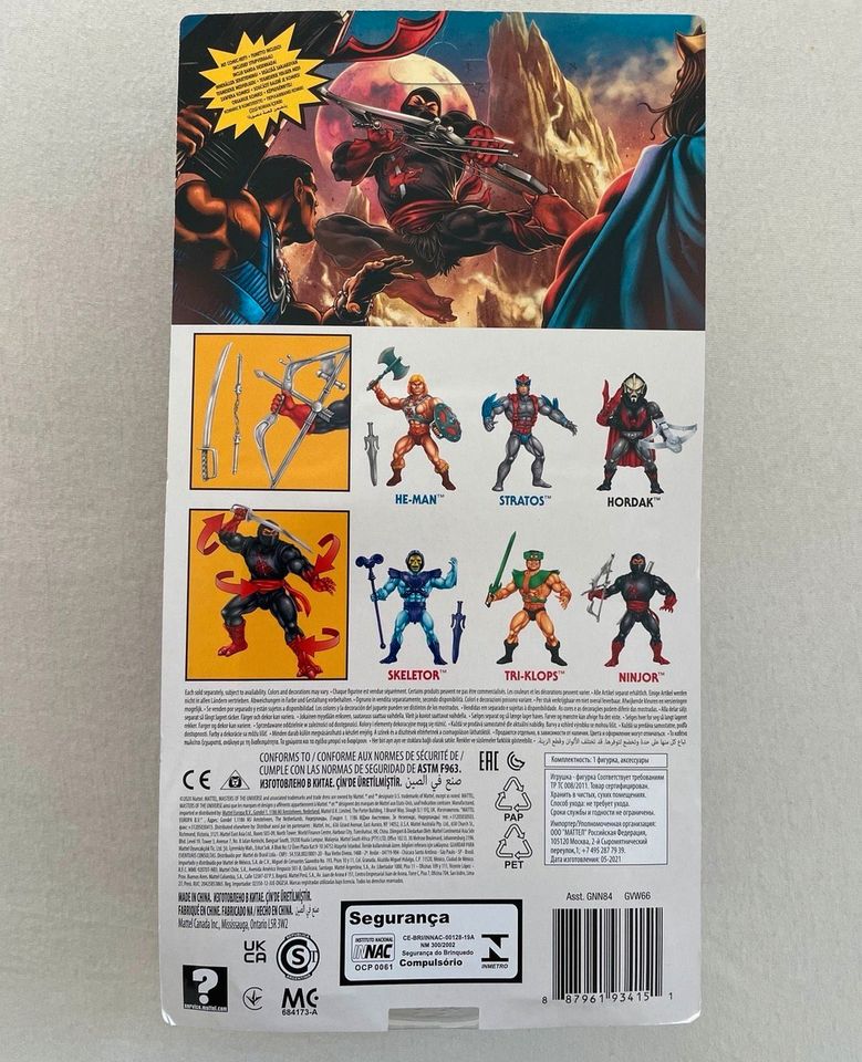 Ninjor unpunched Masters of the Universe MotU Origins Mattel, OVP in Hamburg