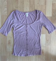 Kurzes T-Shirt • lila Shirt  • H&M • Gr.XS Hessen - Neu-Anspach Vorschau
