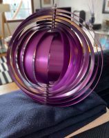 Pendelleuchte in Violett metallic, Design inspiriert von Panton Hessen - Kassel Vorschau