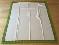 Vintage Tisch Decke creme weiss grün 125 x 155 cm Bayern - Penzberg Vorschau