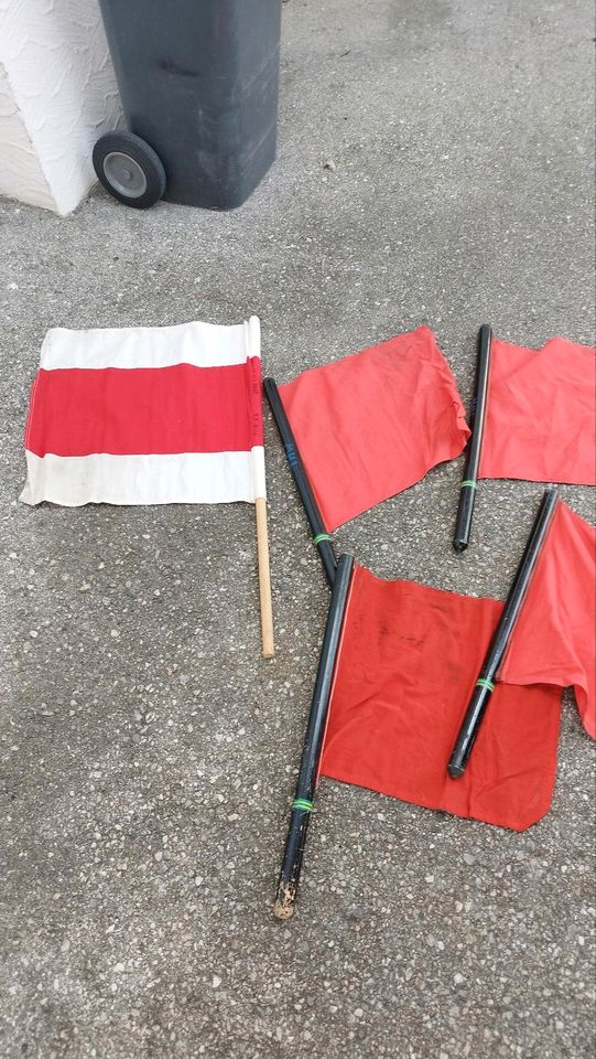 Warn Flaggen THW in Weilheim