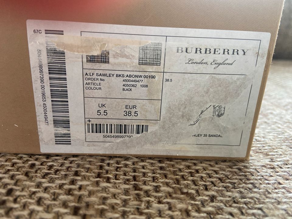 Burberry Damenschuhe, Gr 38,5, Top Zustand in Velbert