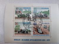 Briefmarkenblock "Berlin - 50 Jahre Avus Rennen von 1921 - 1971" Bayern - Marktredwitz Vorschau