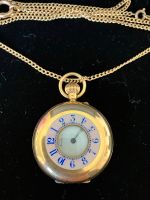 John Hall & Co Manchester Taschenuhr Gold 18 Karat Halb-Savonette Baden-Württemberg - Hausen Vorschau