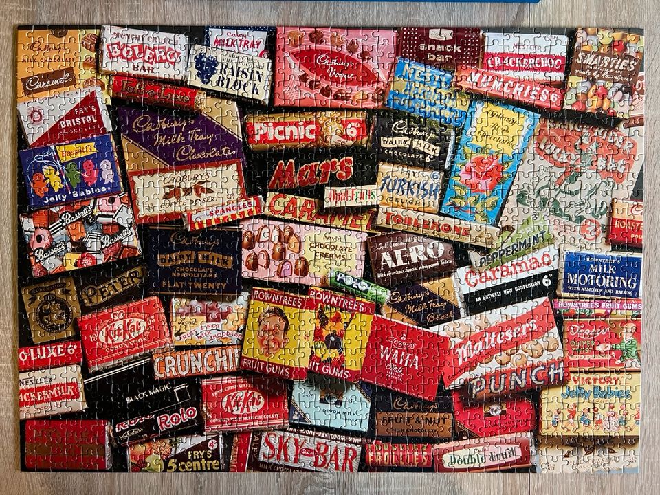 Gibsons 1000 Teile UK Puzzle - 1950s Sweet Memories in Stadtallendorf