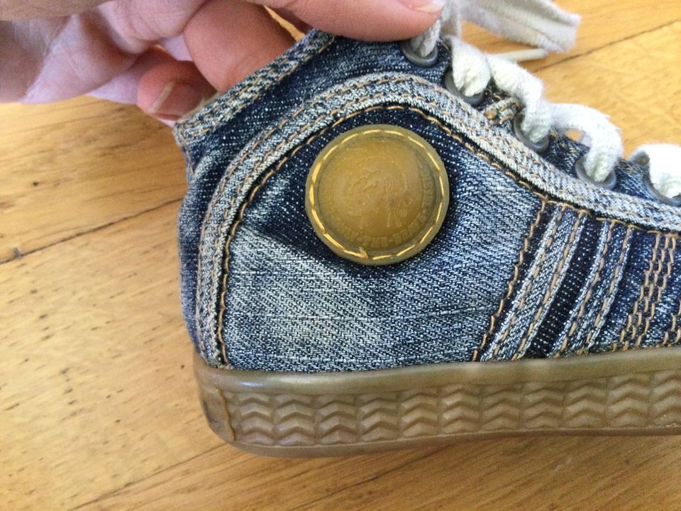 Coole original Diesel Jeans Sneaker Größe 25 Halb Schuhe Chuks in Murnau am Staffelsee