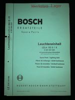 Bosch Einbauscheinwerfer Ersatzteilliste, 300SL Roadster Brandenburg - Eggersdorf Vorschau