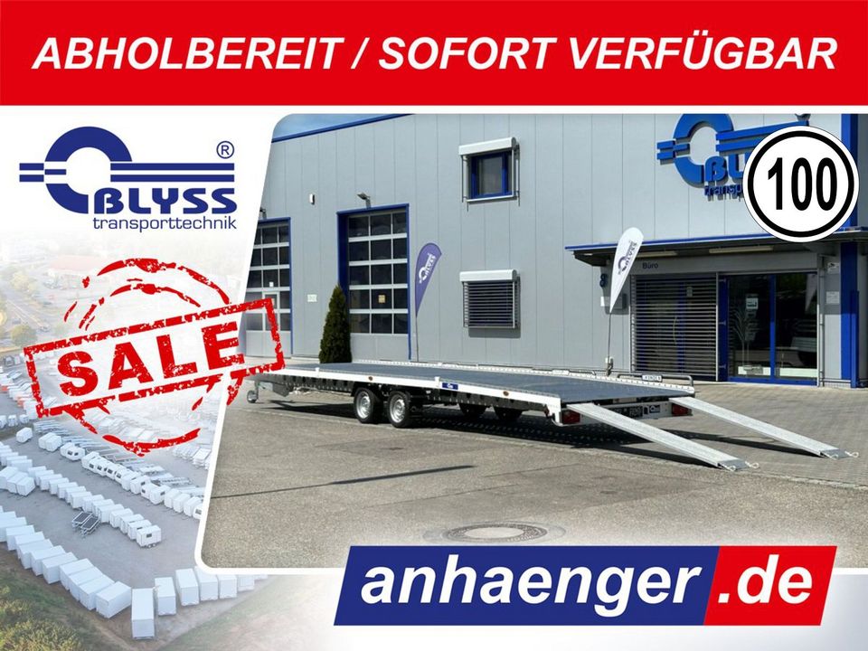 ANGEBOT! Fahrzeugtransporter Anhänger Blyss 3500kgGG 800x205x5cm in Reichertshofen