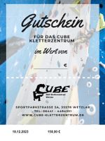 Gutschein 150€ Cube Kletterzentrum Wetzlar Hessen - Weilburg Vorschau