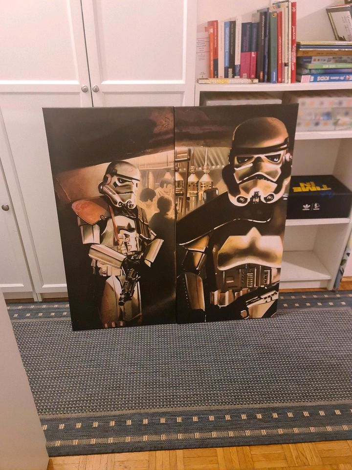 Star Wars Sammlerobjekt Bild Leinwand Groß in Höchstadt