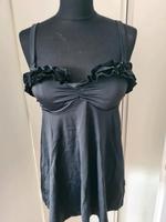 neu schwarzer Tankini Bikini Shirt 40 80B gefütterte Cups Bayern - Mering Vorschau