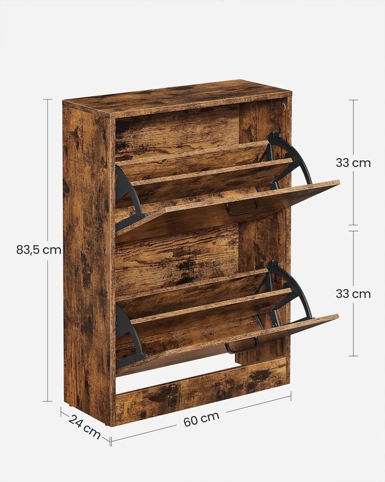 Schuhschrank ✅✅✅mit 2 Klappen, verstellbare LBC02BXx1 in Essen