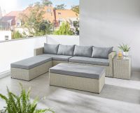 KONIFERA Gartenlounge-Set Kos Set 5-tlg. 1xBank 2x Hocker 1x Tisc Nordrhein-Westfalen - Borchen Vorschau