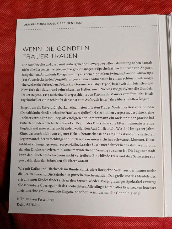 DVD - Wenn die Gondeln Trauer tragen in Weyhe