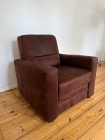 Vintage Sessel Braun Wildleder // Vintage Armchair Brown Suede Berlin - Neukölln Vorschau