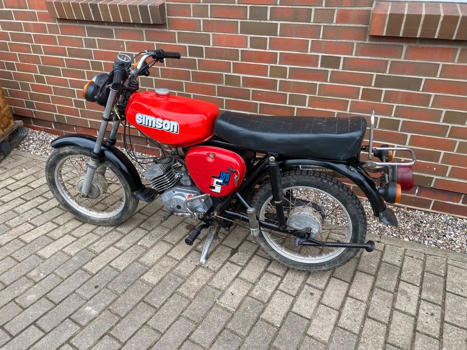 Verkaufe Simson S51 60kmh mit  Papiere IFA VEB Bj 1983 in Jakobsdorf