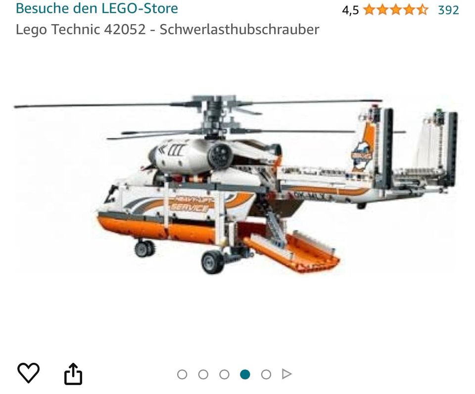 Lego Technic 42052 - Schwerlasthubschrauber in Mannheim