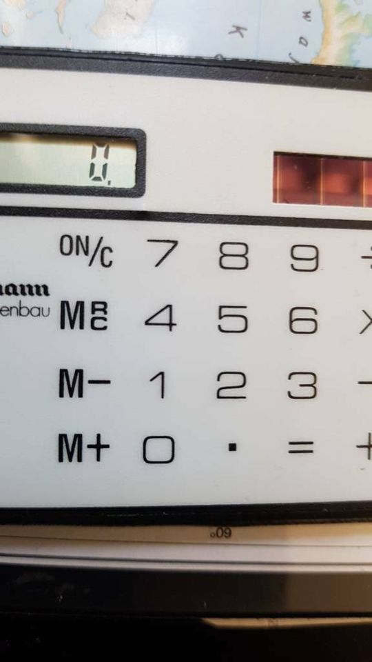 Taschenrechner Solar Scheckkartenformat in Dortmund