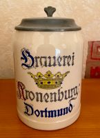 Steingut Bierkrug 0,5 l der Kronenburg Brauerei Dortmund. Bayern - Mainaschaff Vorschau
