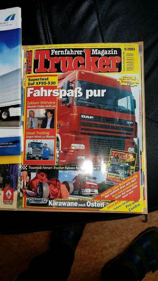 TRUCKER Zeitschriften der 80er Jahre in Unzenberg